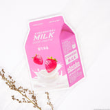 Milk One Pack #Strawberry Milk - Korean-Skincare