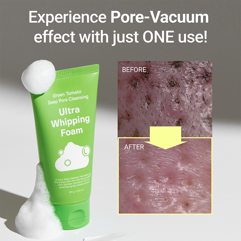 Green Tomato Deep Pore Cleansing Ultra Whipping Foam