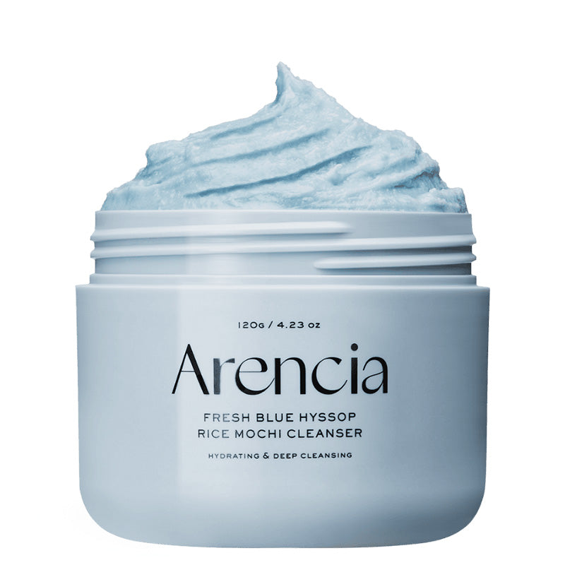 Fresh Blue Hyssop Rice Mochi Cleanser