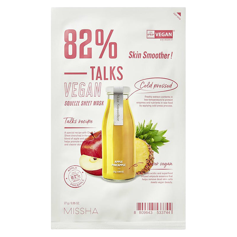 Talks Vegan Squeeze Sheet Mask