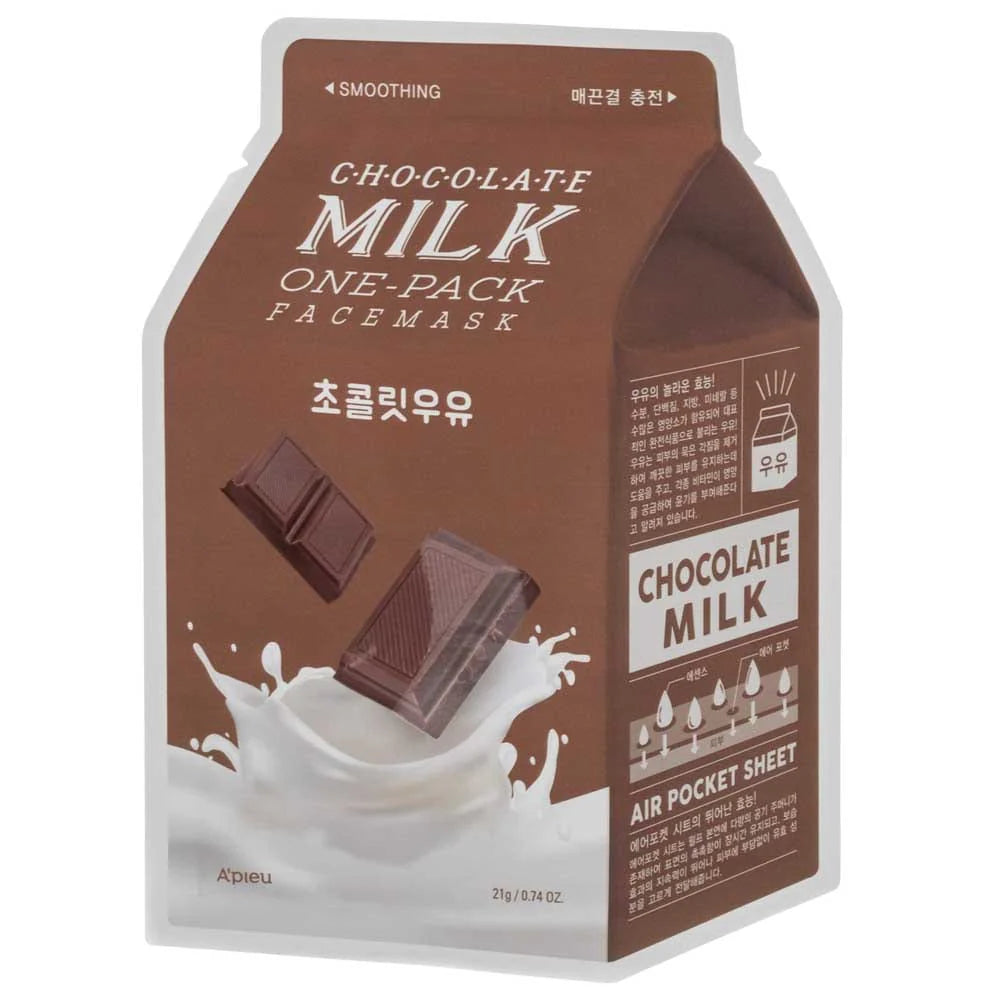 Milk One-Pack Facemask #Chocolate Milk
