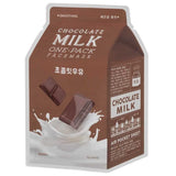 Milk One-Pack Facemask #Chocolate Milk