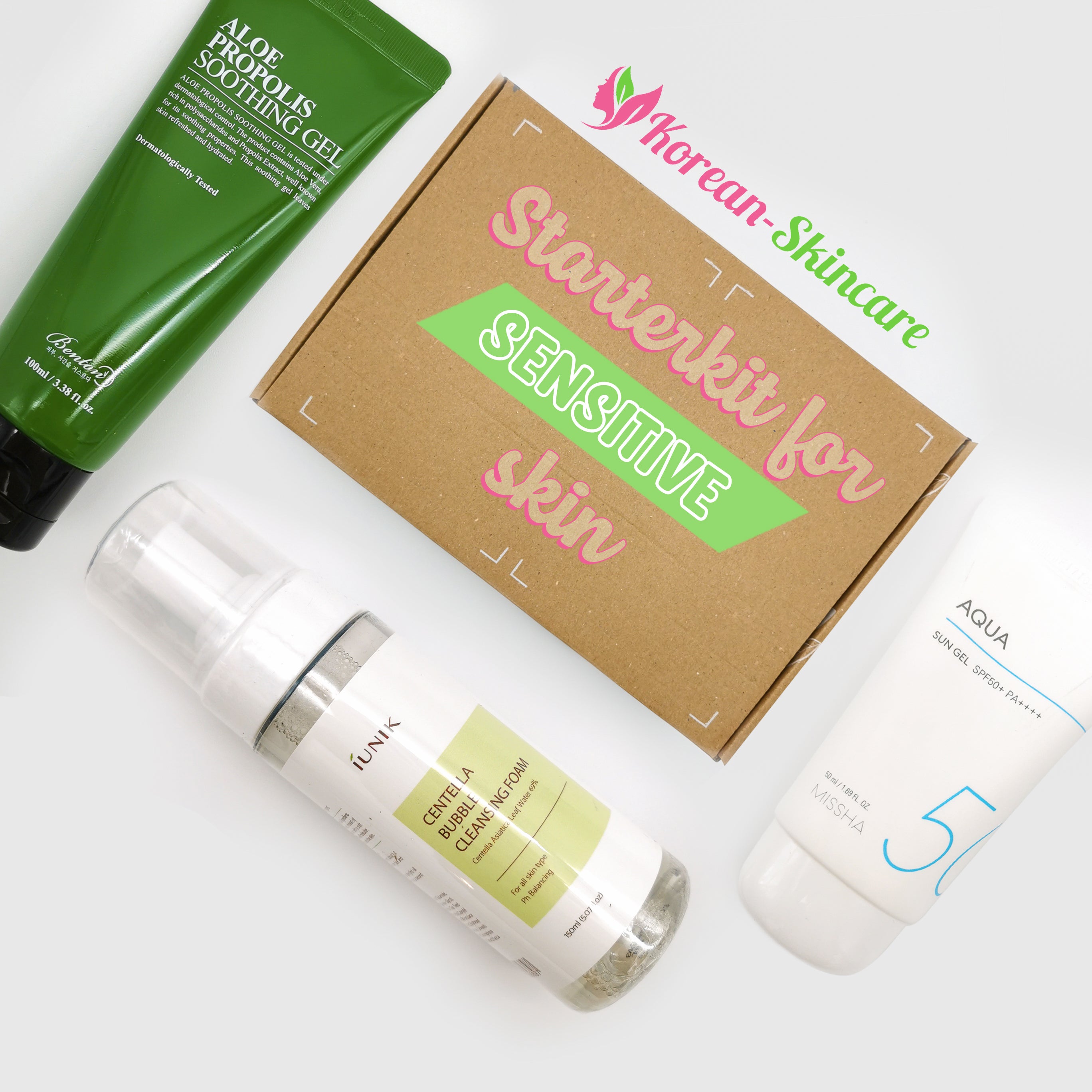 Korean-Skincare Starterkit: For Sensitive Skin - Korean-Skincare